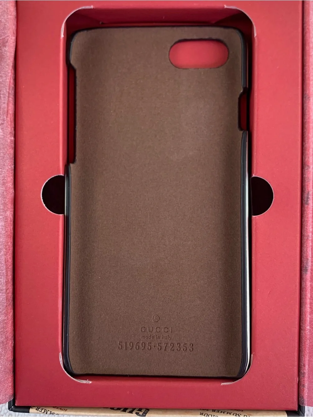 Gucci New Cream‎ & Gold Signature Logo GUCCY iPhone 7 Case